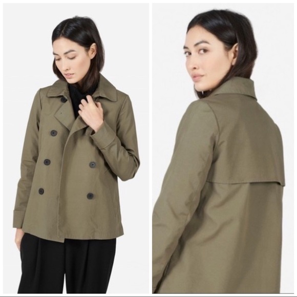 Everlane Jackets & Blazers - Everlane Swing Trench in Sage